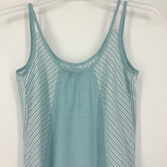 🎉 5/$25 Blue Striped Dress Size S - Picture 2 of 9